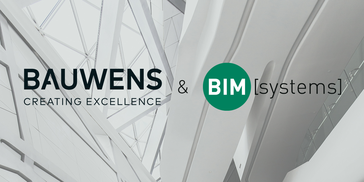 Pressemitteilung von Bauwens und BIMsystems